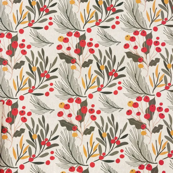 Stain-proof resined tablecloth Belum Merry Christmas Multicolour 100 x 150 cm
