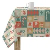 Dėmėms atspari derva dengta staltiesė Belum Merry Christmas Spalvotas 300 x 150 cm