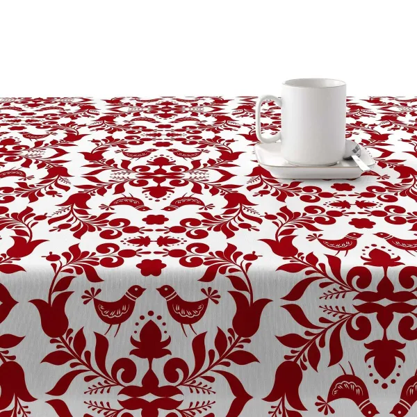 Stain-proof resined tablecloth Belum Merry Christmas Multicolour 150 x 150 cm