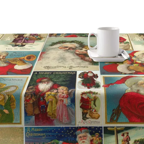 Dėmėms atspari derva dengta staltiesė Belum Vintage Christmas Spalvotas 100 x 150 cm