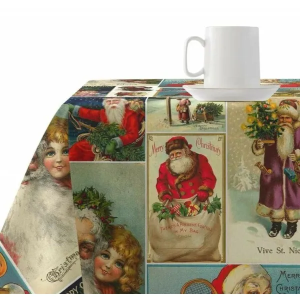 Traipiem izturīgs sveķu galdauts Belum Vintage Christmas Daudzkrāsains 200 x 150 cm