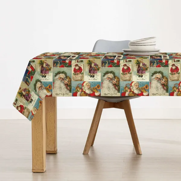 Dėmėms atspari derva dengta staltiesė Belum Vintage Christmas Spalvotas 300 x 150 cm