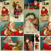 Dėmėms atspari derva dengta staltiesė Belum Vintage Christmas Spalvotas 300 x 150 cm