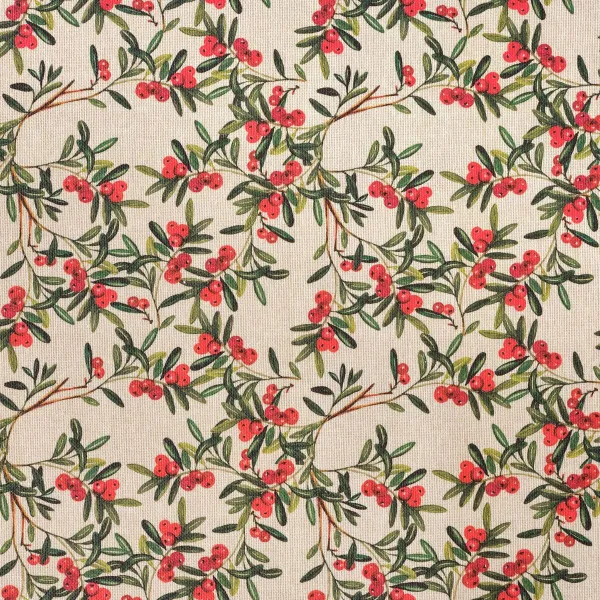 Dėmėms atspari derva dengta staltiesė Belum Mistletoe Spalvotas 100 x 150 cm