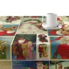 Dėmėms atspari derva dengta staltiesė Belum Vintage Christmas Spalvotas 250 x 150 cm
