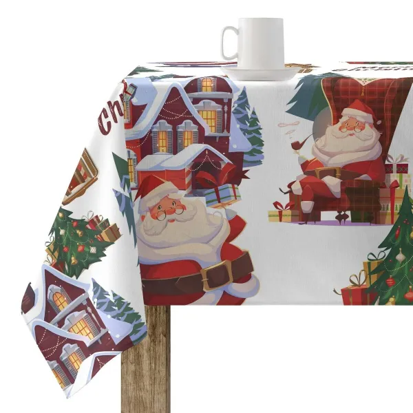 Dėmėms atspari derva dengta staltiesė Belum Papa Noel Spalvotas 250 x 150 cm