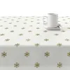 Dėmėms atspari derva dengta staltiesė Belum Snowflakes Gold Spalvotas 250 x 150 cm