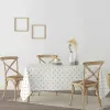 Stain-proof resined tablecloth Belum Snowflakes Gold Multicolour 250 x 150 cm