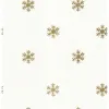 Dėmėms atspari derva dengta staltiesė Belum Snowflakes Gold Spalvotas 250 x 150 cm