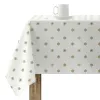 Dėmėms atspari derva dengta staltiesė Belum Snowflakes Gold Spalvotas 150 x 150 cm