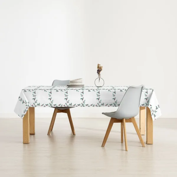Stain-proof resined tablecloth Belum White Christmas Multicolour 100 x 150 cm