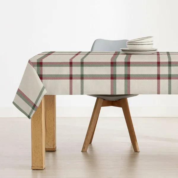 Stain-proof resined tablecloth Belum Christmas Multicolour 100 x 180 cm