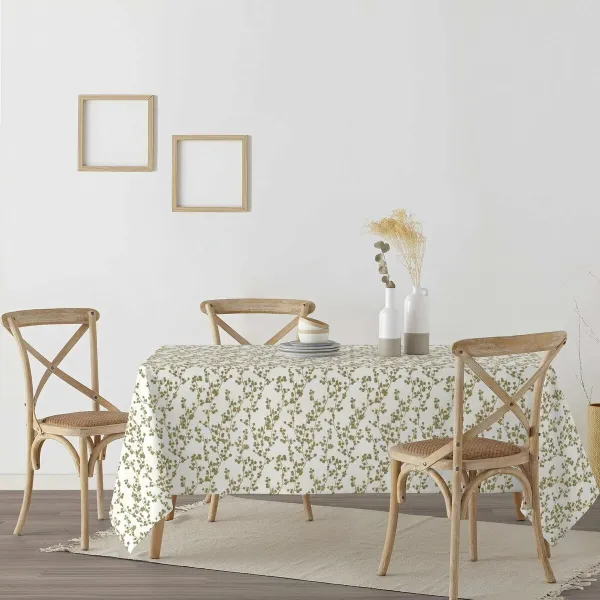 Stain-proof resined tablecloth Belum Tree Gold Multicolour 100 x 150 cm
