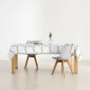 Dėmėms atspari derva dengta staltiesė Belum White Christmas Spalvotas 150 x 150 cm
