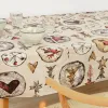 Dėmėms atspari derva dengta staltiesė Belum Wooden Christmas Spalvotas 100 x 150 cm