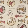 Dėmėms atspari derva dengta staltiesė Belum Wooden Christmas Spalvotas 100 x 150 cm