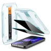 Spigen GLAS.TR EZ FIT Privacy 2-Pack - Tempered Glass with Privacy Filter for Google Pixel 9 / 9 Pro / 10 / 10 Pro (2 pcs)