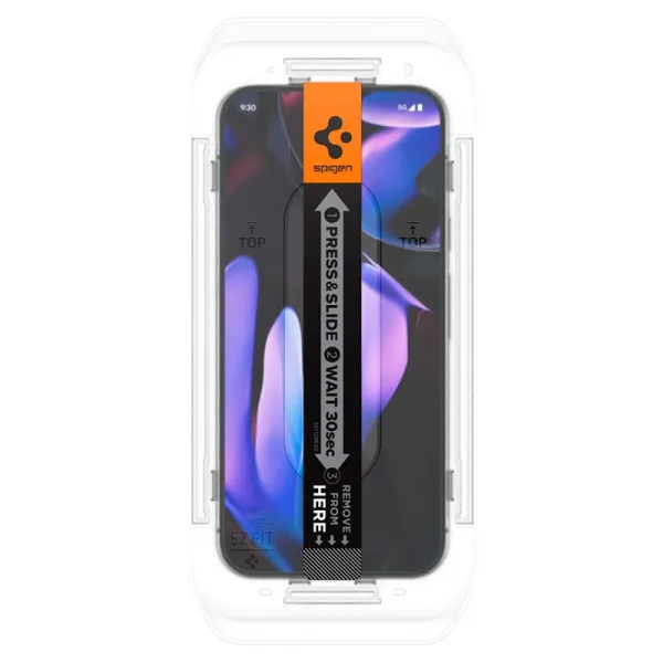Spigen GLAS.TR EZ FIT Privacy 2-Pack - Tempered Glass with Privacy Filter for Google Pixel 9 / 9 Pro / 10 / 10 Pro (2 pcs)