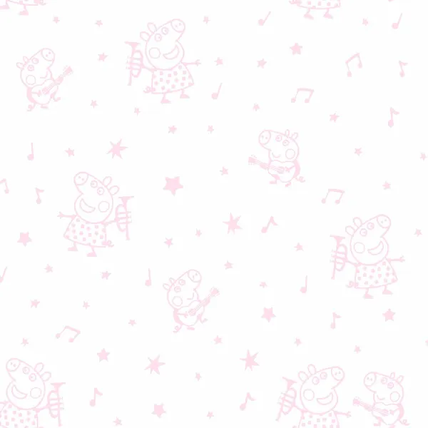Подогнанный нижний лист Peppa Pig Белый Розовый 105 кровать