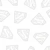 Apsitempianti paklodė Superman Superman Spalvotas Lova 160 160 x 200 cm
