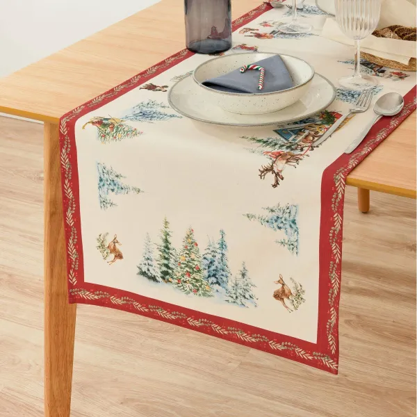 Настольная дорожка Belum Christmas Landscape Разноцветный 45 x 140 cm