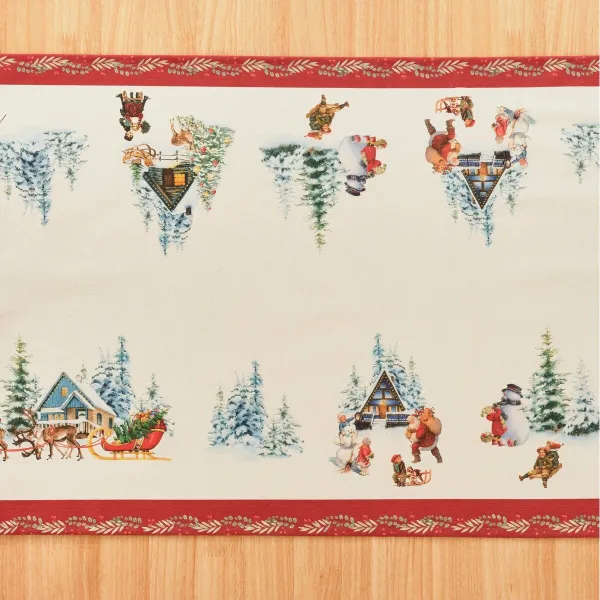 Настольная дорожка Belum Christmas Landscape Разноцветный 45 x 140 cm