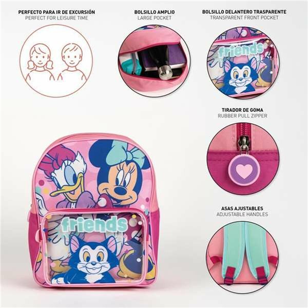 Школьный рюкзак Minnie Mouse Розовый