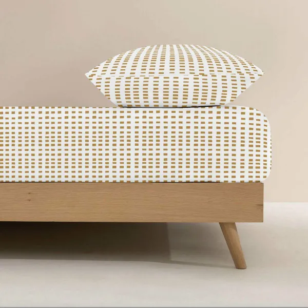 Подогнанный нижний лист Kids&Cotton Huali Бордовый 60x120cm