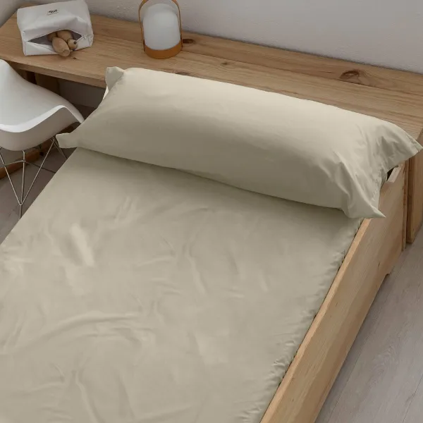 Подогнанный нижний лист Decolores Liso Коричневый 140 кровать