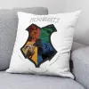 Cushion cover Harry Potter Shields White Multicolour 45 x 45 cm