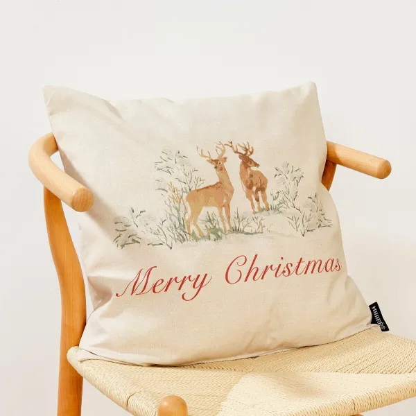 Pagalvėlės užvalkalas Belum Christmas Deer Spalvotas 50 x 50 cm
