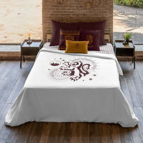 Ziemeļu pārvalks Harry Potter Gryffindor Stars Daudzkrāsains 175 Vītnes buklets 220 x 220 cm Gulta 135/140