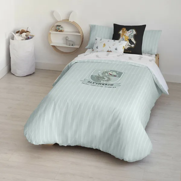 Ziemeļu pārvalks Harry Potter Slytherin Sweet Daudzkrāsains 175 Vītnes buklets 140 x 200 cm Gulta 80