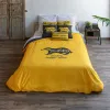 Ziemeļu pārvalks Harry Potter Hufflepuff Values Dzeltens Daudzkrāsains 175 Vītnes buklets 240 x 220 cm Gulta 150/160