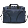 BMW Nylon Pockets & Metal Logo - 16" Notebook Bag (Navy Blue)