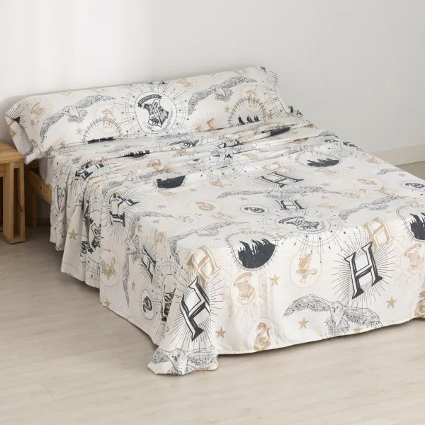 Segas Pārvalks Bez Pildījuma Harry Potter Bēšs Daudzkrāsains Gulta 135