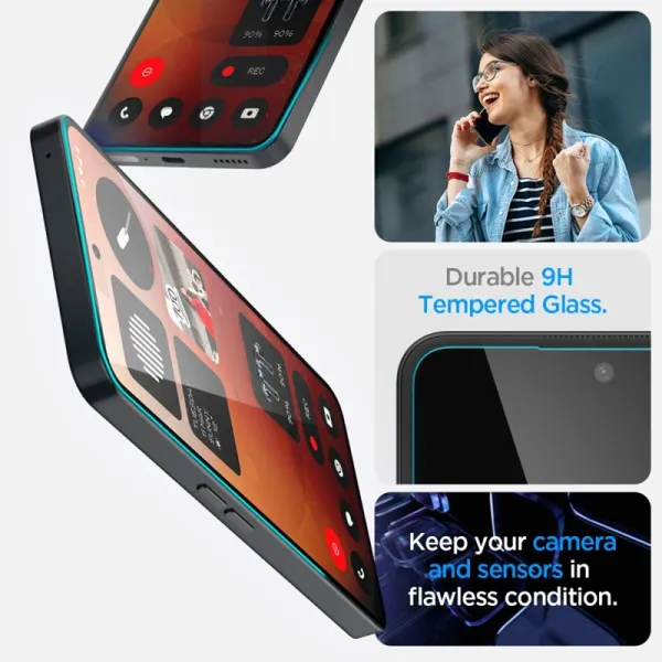 Spigen GLAS.TR EZ FIT - Tempered Glass for Nothing Phone 3a / 3a Pro