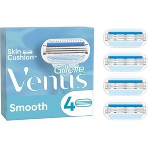 Gillette Hoja Carg Venus Smooth 4 Uds