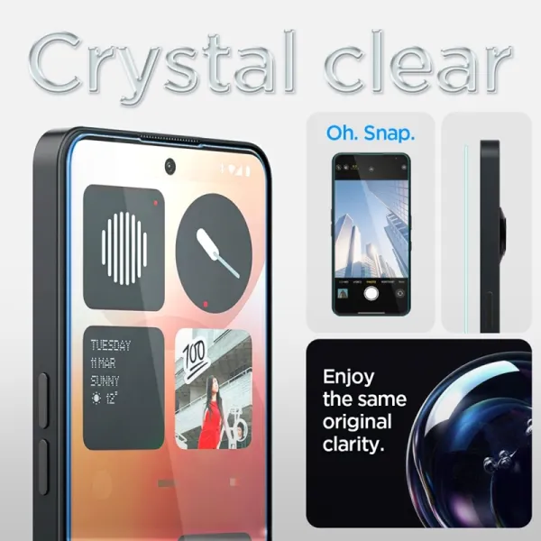 Spigen GLAS.TR EZ FIT - Tempered Glass for Nothing Phone 3a / 3a Pro