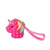 Inca Monedero Silicona Pop-It Unicornio 7,5 X 9 X 3 Cm 1 U