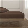 Fitted bottom sheet Happy Home Brown Small double