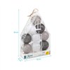 LED-valopallokranssi 150 cm Harmaa