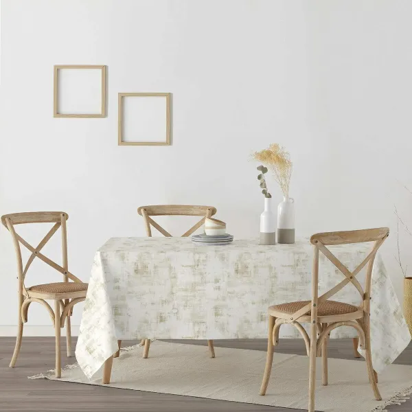 Stain-proof resined tablecloth Belum Texture Gold 250 x 140 cm