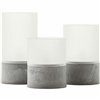 LED Candle Brilliant Grey Plastic