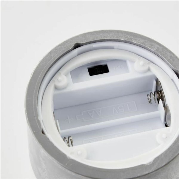 LED Candle Brilliant Grey Plastic