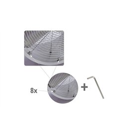 Table Fan Stadler Form Silver 35 W