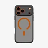 Spigen Ultra Hybrid Mag MagSafe - Case for iPhone 17 Pro Max (Frost Black / Orange)