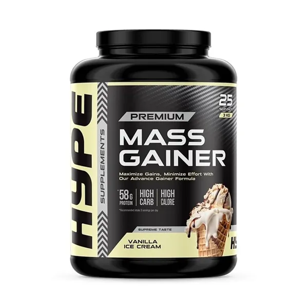 Mass Gainer, Vanilla Ice Cream - 3000g