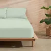 Подогнанный нижний лист Decolores Liso Вода 90 кровать Плоский