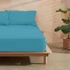 Подогнанный нижний лист Decolores Liso 200 кровать Плоский